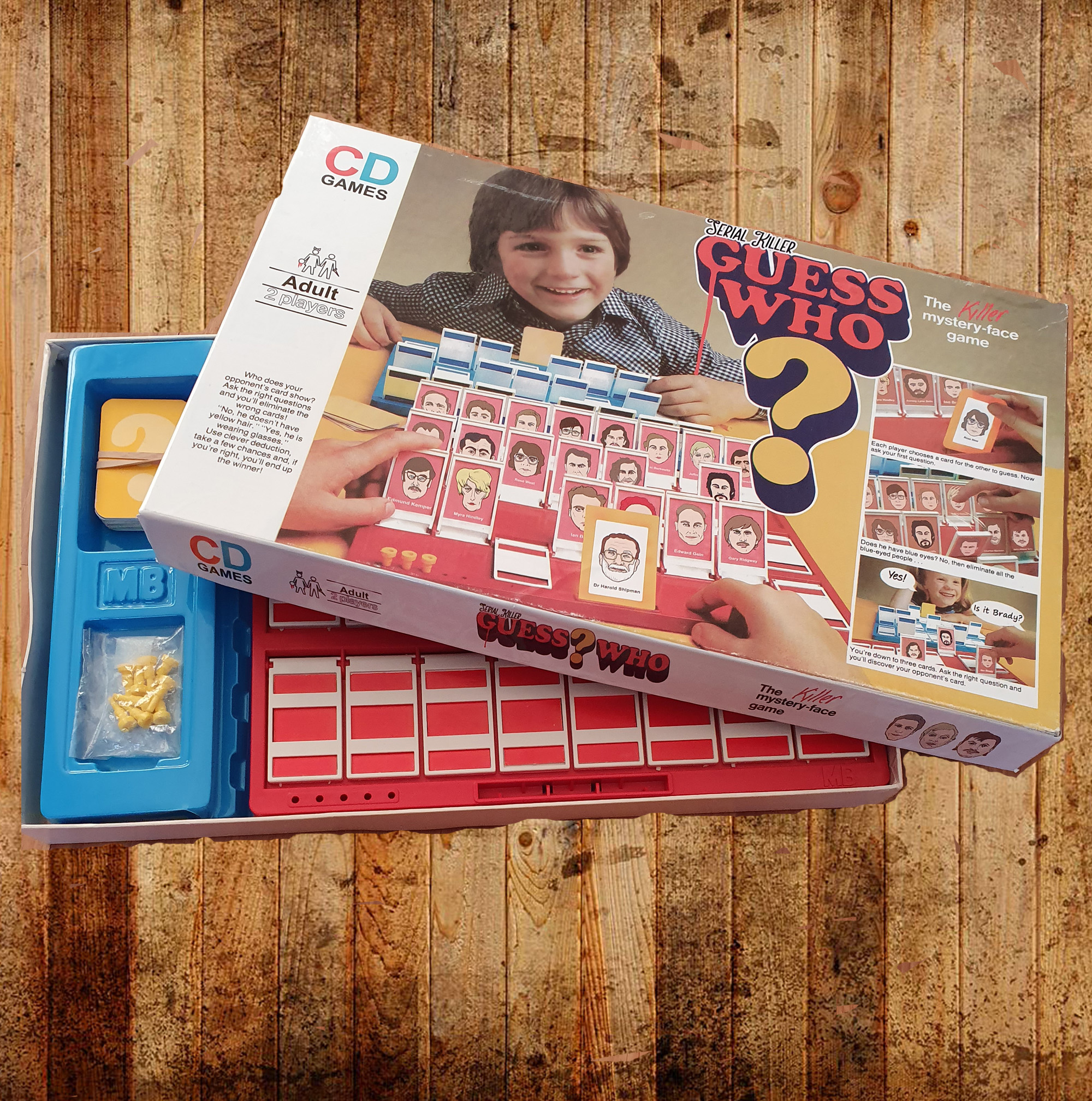 Guess Who – Serial Killer Edition Game – Art for your wall